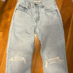 Levi’s Low-Pro Straight Size 26 Light Wash